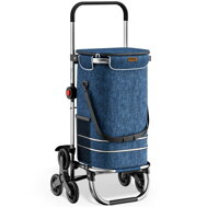 Einkaufstrolley COMFORT für Treppen, 38 l, blau