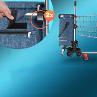 Einkaufstrolley COMFORT für Treppen, 38 l, blau