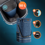 Einkaufstrolley COMFORT für Treppen, 50 l, blau