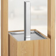 Bambus WC-Bürsten- und Papierhalter, 24,5x20x83 cm, braun