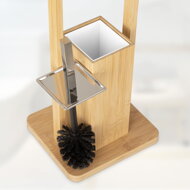 Bambus WC-Bürsten- und Papierhalter, 24,5x20x83 cm, braun