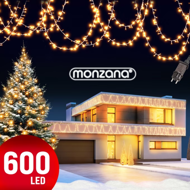 Weihnachts-Lichterkette SIMPLE, 60m, warmweiß