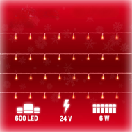 Weihnachts-Lichterkette SIMPLE, 60m, warmweiß