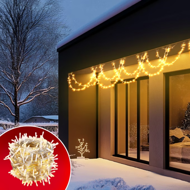 Weihnachts-Lichterkette SIMPLE, 60m, warmweiß
