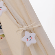 Kinder-Tipi-Zelt JULIUS, 120x120x160cm, weiß/grau