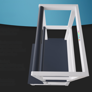 Lernturm PLAY, Kiefernholz, 93x56x49, weiß/anthrazit