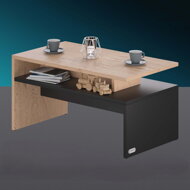 Couchtisch SACRAMENTO, braun/grau