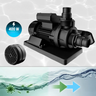 Sandfilteranlage für Pool mit Filterbällen, 10 200 l/h, blau