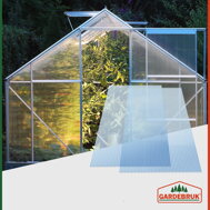 Hohlkammer-Polycarbonat MARK 6 mm, 60,5x121x0,6 cm, 10 Stück, transparent