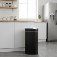 Sensor-Mülleimer DEUS, 58 Liter, schwarz