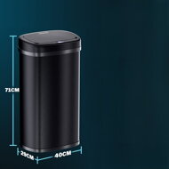 Sensor-Mülleimer DEUS , schwarz