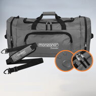 Schulter-Reisetasche JERGY, 90 l, 65x32x33 cm, grau