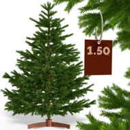 Künstlicher Weihnachtsbaum FROST, grün