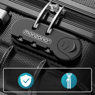 Hartschalenkoffer Set AERO, 4-tlg., ABS, schwarz