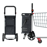 Einkaufstrolley EASY, 50 l, schwarz