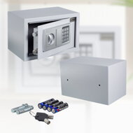 Elektrischer Möbeltresor SAFETY, silber