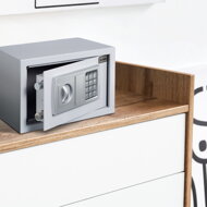 Elektrischer Möbeltresor SAFETY, silber