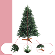 Künstlicher Weihnachtsbaum FROST, 150 cm, grün