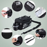 Fahrradtasche BIKER, 13l, schwarz 