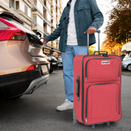 Kofferset TRAVEL, 5-teilig, rot