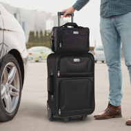 Kofferset TRAVEL, 5-teilig, schwarz