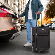 Kofferset TRAVEL, 5-teilig, schwarz