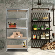 Hochlastregal HEAVY, max. 875 kg, 90x40x180 cm, silber