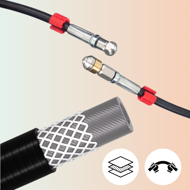 Rohrreinigungsset Premium, 30 m, schwarz