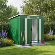 Geräteschuppen L, 196x122x182 cm, grün
