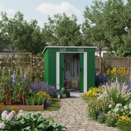 Geräteschuppen L, 196x122x182 cm, grün