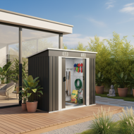 Geräteschuppen L, 196x122x182 cm, anthrazit