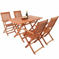 Sitzgruppe SYDNEY, 5-teilig, Naturholz