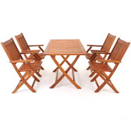 Sitzgruppe SYDNEY, 5-teilig, Naturholz