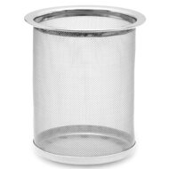 Teeset mit Sieb TEA, transparent, silberfarben