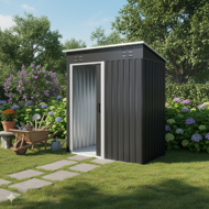 Geräteschuppen für Werkzeuge Größe M, 162x86x181 cm, anthrazit