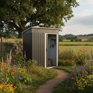 Geräteschuppen für Werkzeuge Größe M, 162x86x181 cm, anthrazit