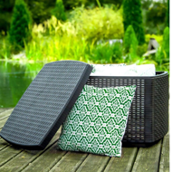Gartenmöbel-Set COMO, 4-teilig, anthrazit