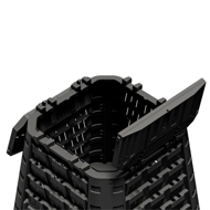 Komposter EVOGREEN VARIO, 750 l, schwarz