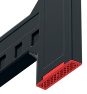 Ständer, Arbeitsbock TITAN, 2er-Set, 58x5x79 cm, schwarz/rot