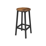 Barhocker LUND, 2 Stück, braun/schwarz