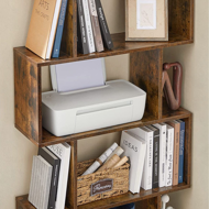 Bücherregal PRESTON, 70x24x190,5 cm, braun 