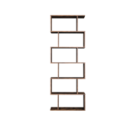 Bücherregal PRESTON, 70x24x190,5 cm, braun 