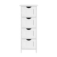 Badezimmerschrank mit 4 Schubladen PAULA, weiß