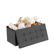 Sitzhocker mit Stauraum OTO, 76x38x38 cm, anthrazit