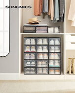 Schuh-Organizer MARI, schwarz/transparent
