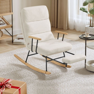 Schaukelstuhl ROCKY, 97x67x100cm, creme