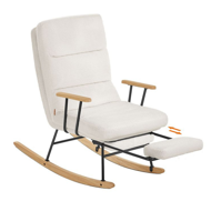 Schaukelstuhl ROCKY, 97x67x100cm, creme