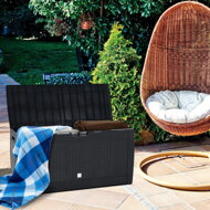 Aufbewahrungsbox RATO, 310L, 119x48x60cm, anthrazit