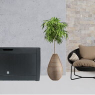 Aufbewahrungsbox RATO, 310L, 119x48x60cm, anthrazit