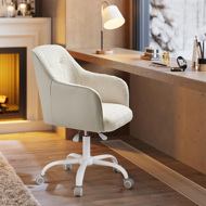 Bürostuhl SABINA, max. 110 kg, weiß/beige